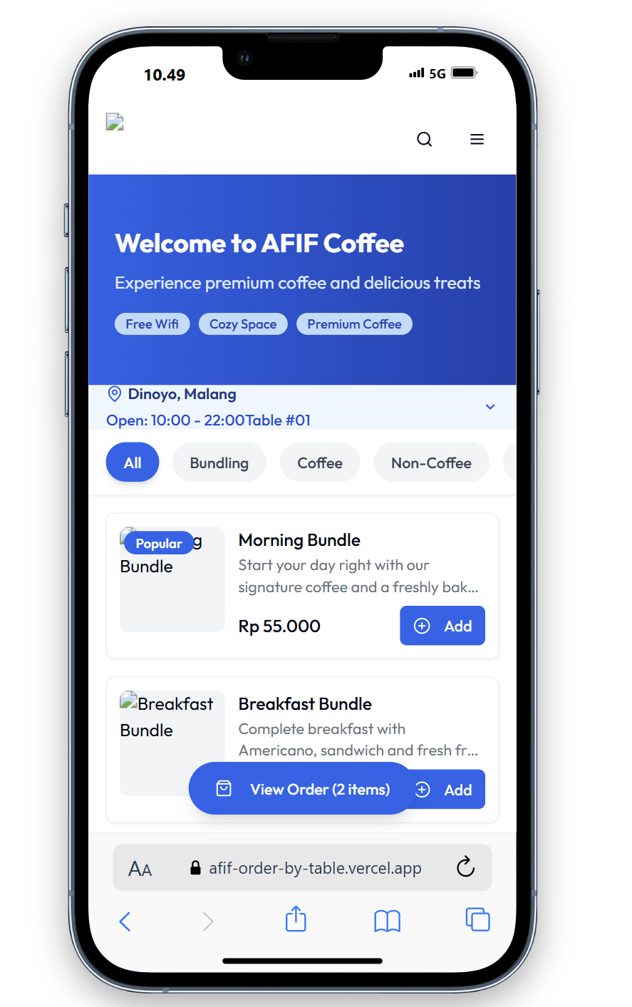 System Order Online